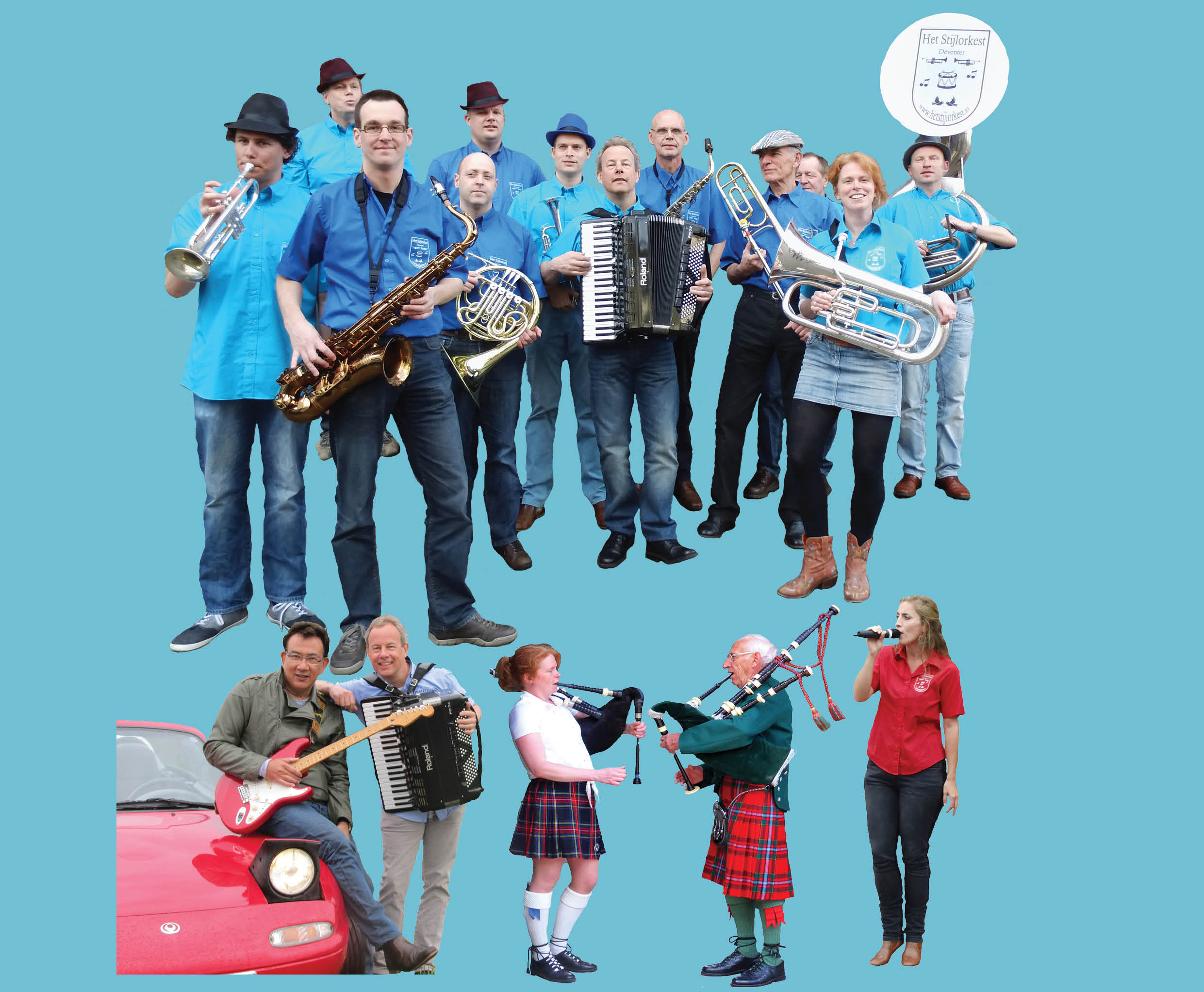 Het Stijlorkest en de muziekvrienden die op 1 november optreden