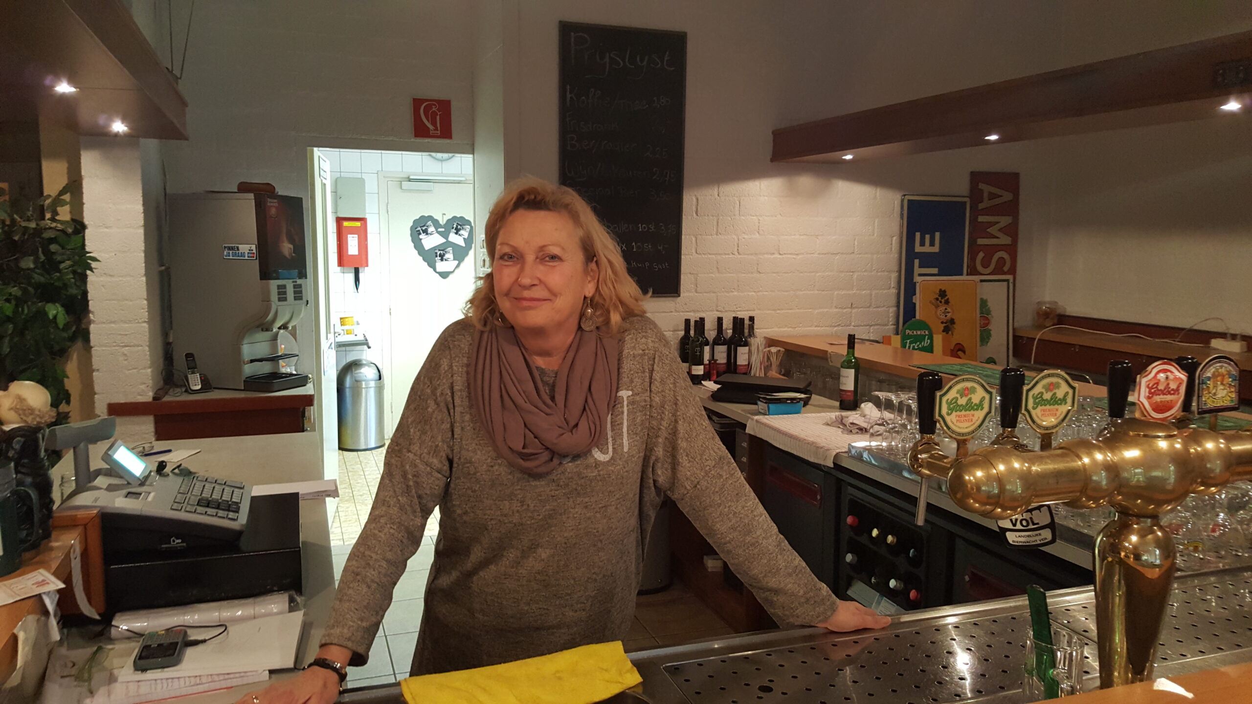 Beheerder Jantina van Gemeenschapshuis De Kuip